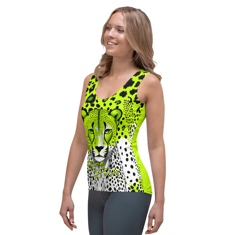 Latina Fashion- Latina Rocks Fierce Cheetah Tank Top