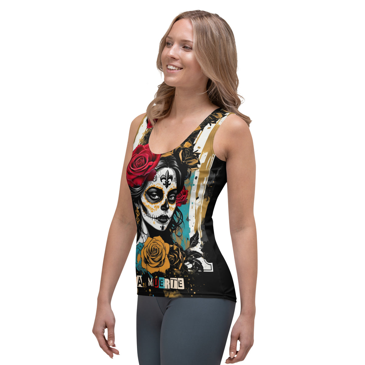 Latina Fashion- Latina Rocks La Muerte Tank Top