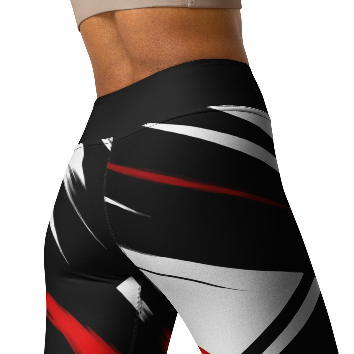 Latina Rocks Red Slasher Yoga Leggings