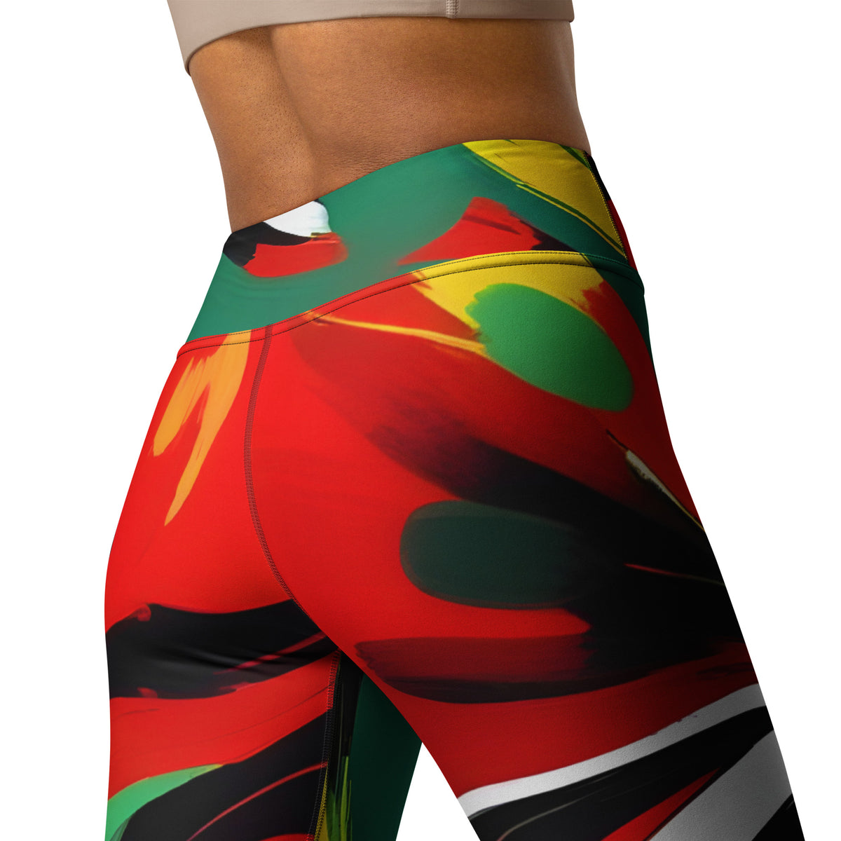 Latina Rocks Rasta Yoga Leggings