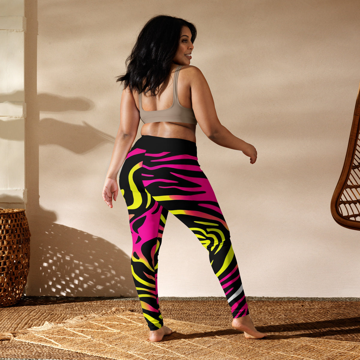 Latina Rocks Crazy Animal Print Yoga Leggings