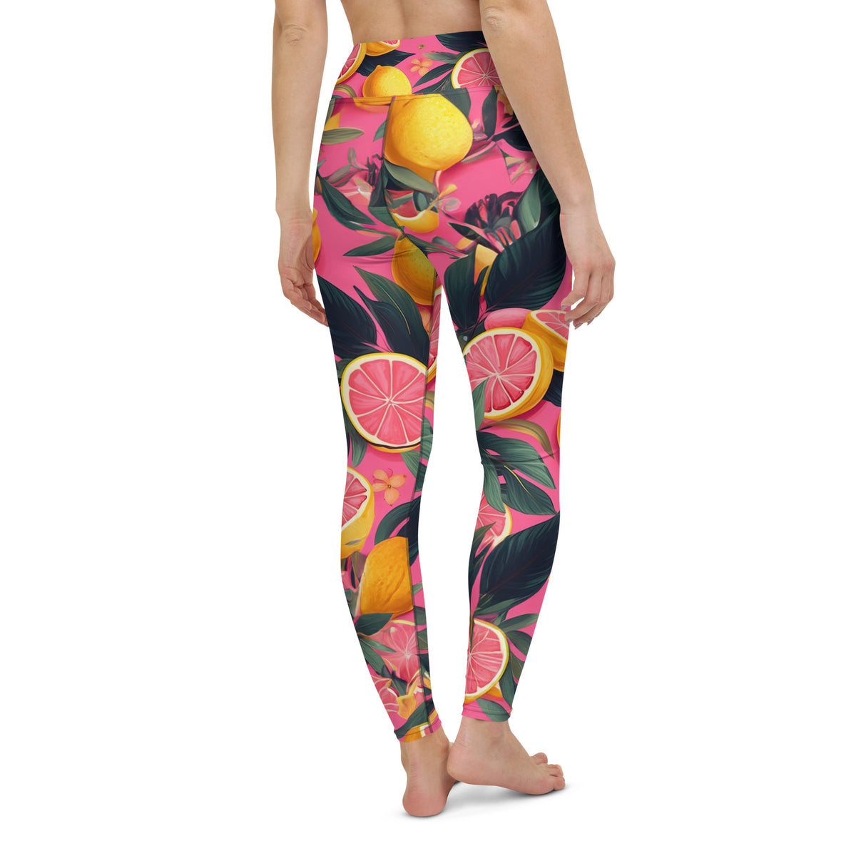 Latina Rocks Grapefruit Caribbean Yoga Leggings