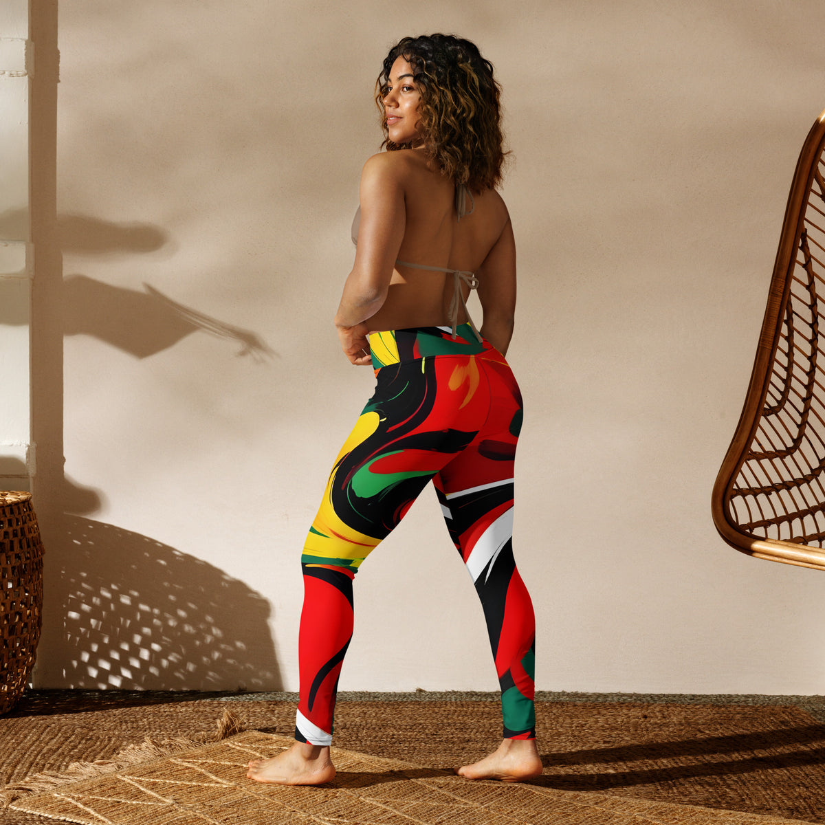 Latina Rocks Rasta Yoga Leggings