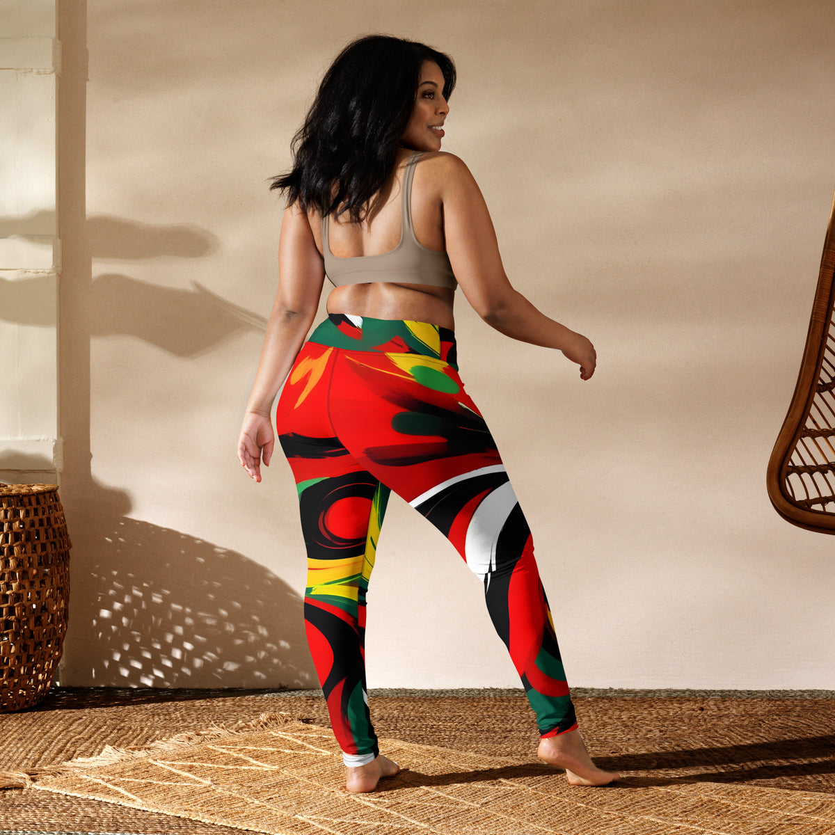 Latina Rocks Rasta Yoga Leggings