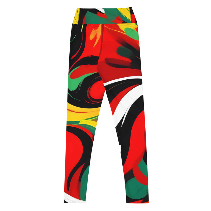 Latina Rocks Rasta Yoga Leggings