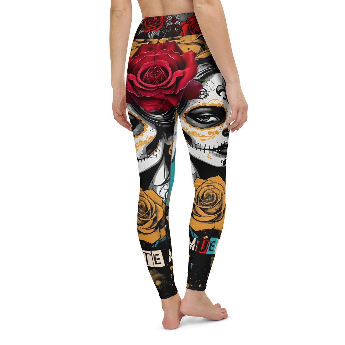 Latina Rocks La Muerte Yoga Leggings