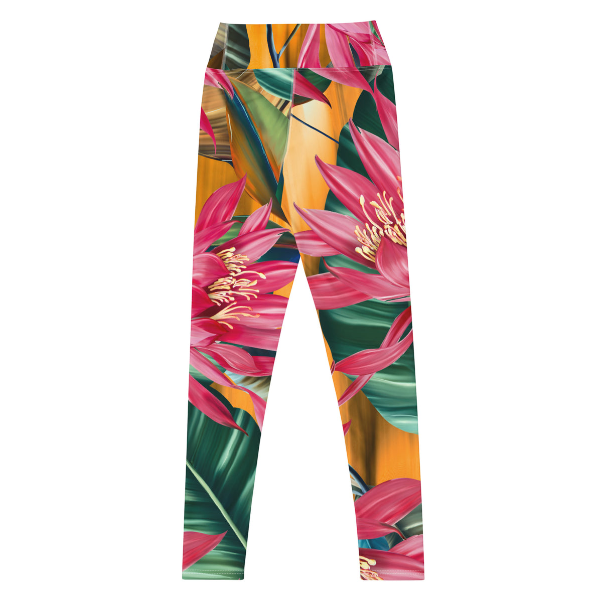 Latina Rocks Carribean Tulips Yoga Leggings