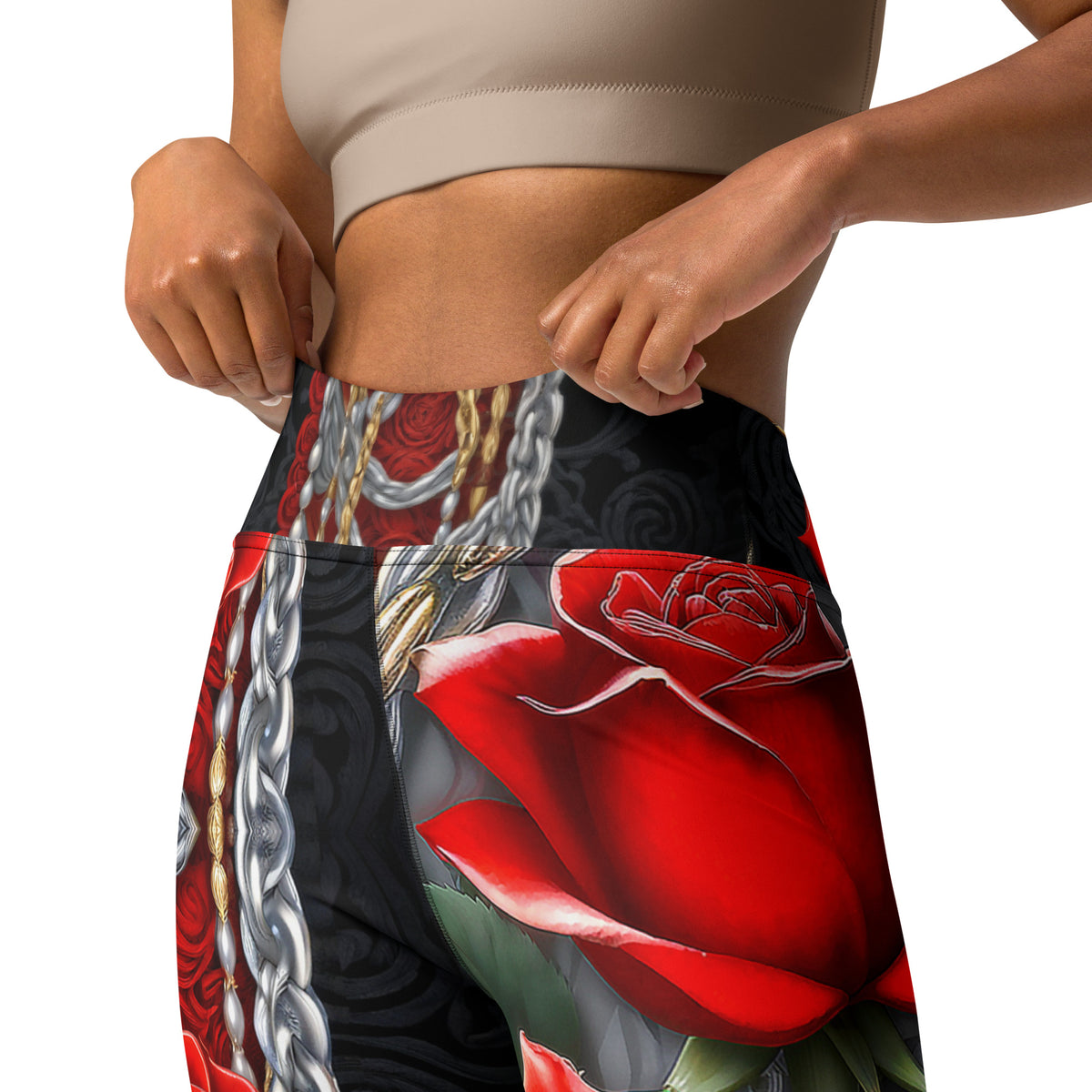 Latina Rocks Como La Flor Yoga Leggings