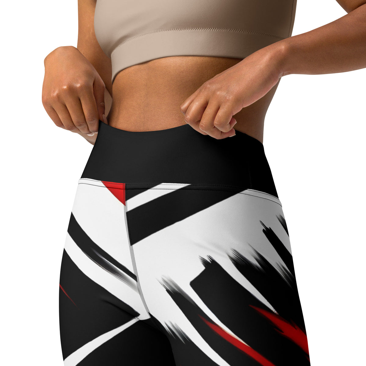 Latina Rocks Red Slasher Yoga Leggings