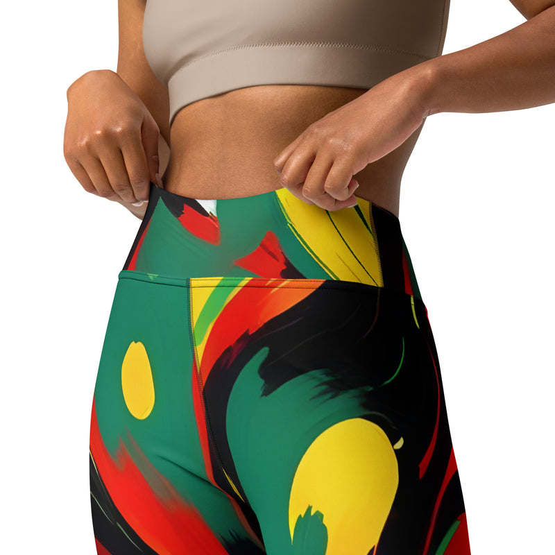 Latina Rocks Rasta Yoga Leggings