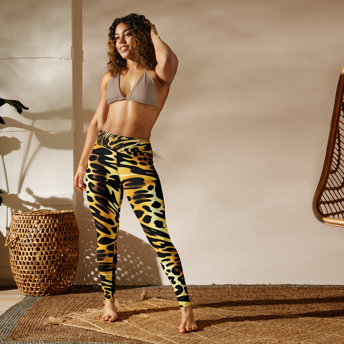 Latina Rocks Animal Print Yoga Leggings