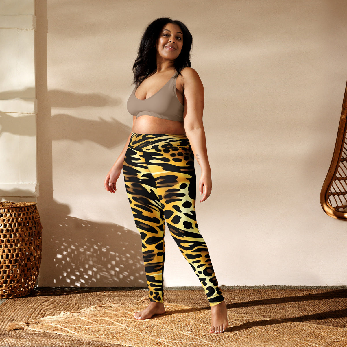 Latina Rocks Animal Print Yoga Leggings