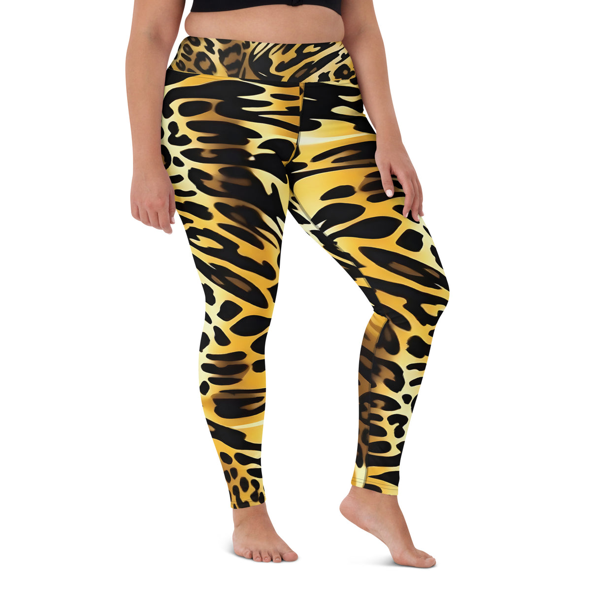 Latina Rocks Animal Print Yoga Leggings