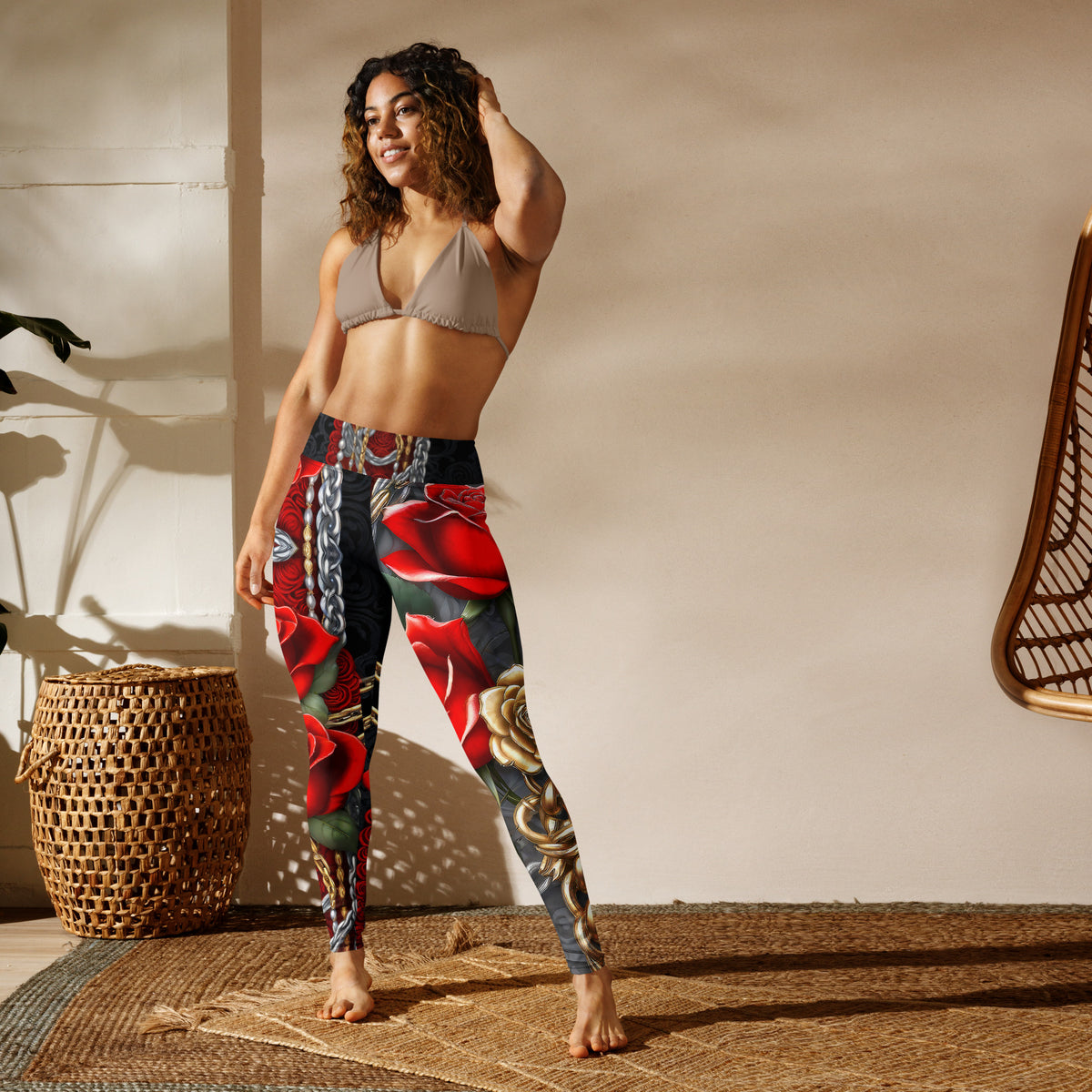 Latina Rocks Como La Flor Yoga Leggings