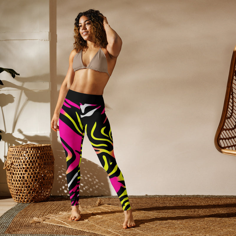 Latina Rocks Crazy Animal Print Yoga Leggings