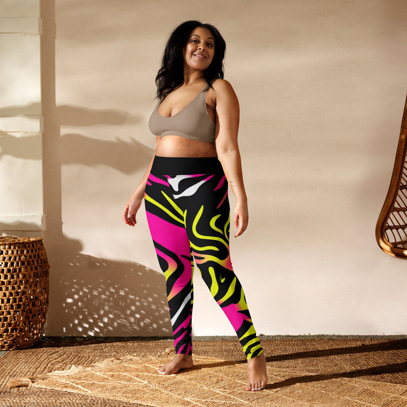 Latina Rocks Crazy Animal Print Yoga Leggings