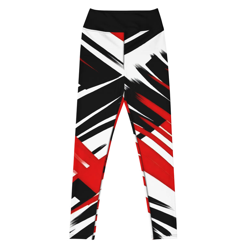 Latina Rocks Red Slasher Yoga Leggings