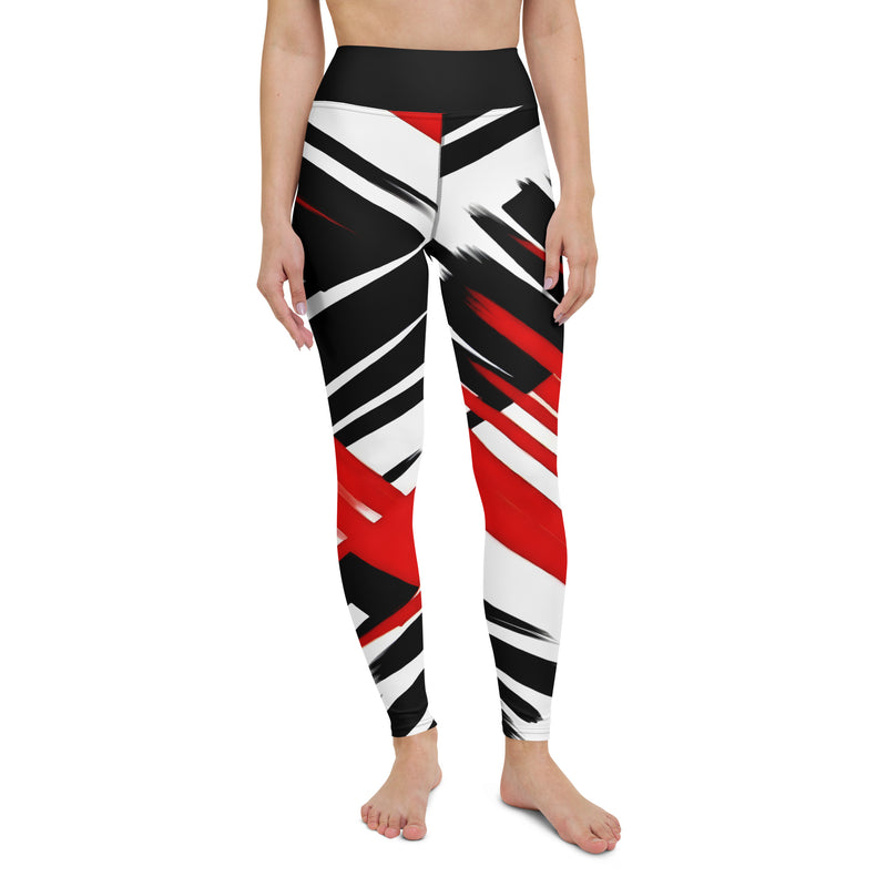 Latina Rocks Red Slasher Yoga Leggings