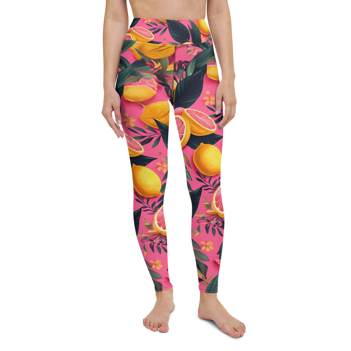 Latina Rocks Grapefruit Caribbean Yoga Leggings