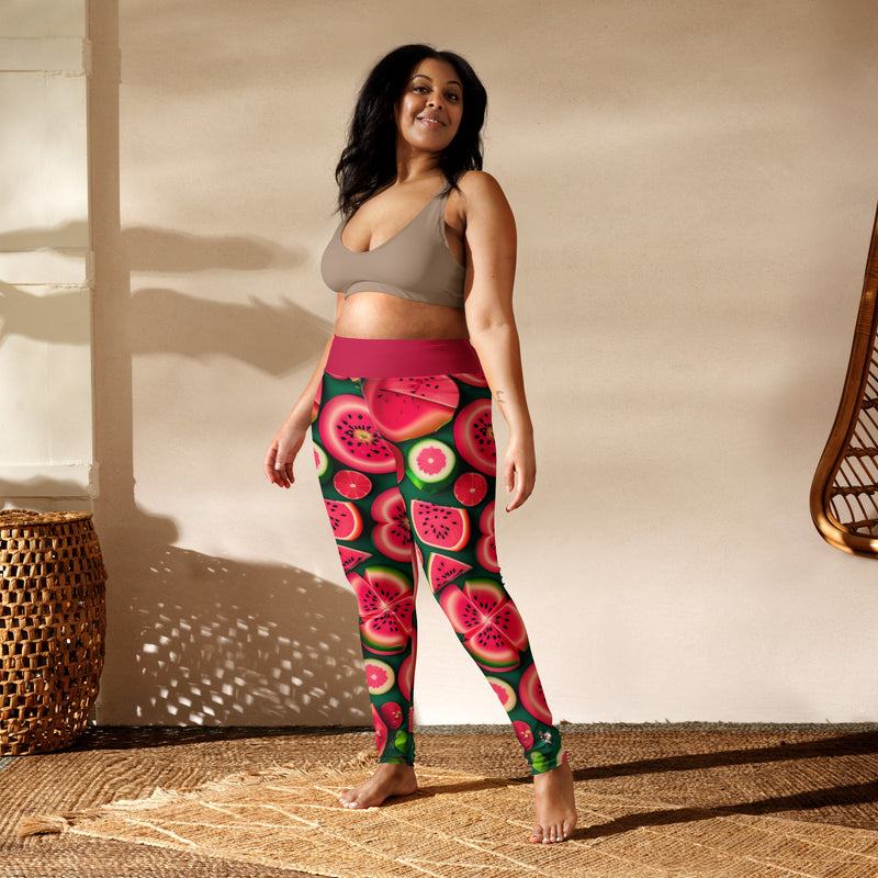 Latina Rocks Watermelon Yoga Leggings