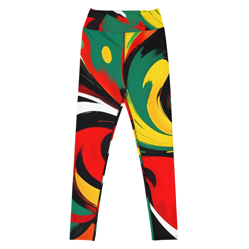 Latina Rocks Rasta Yoga Leggings