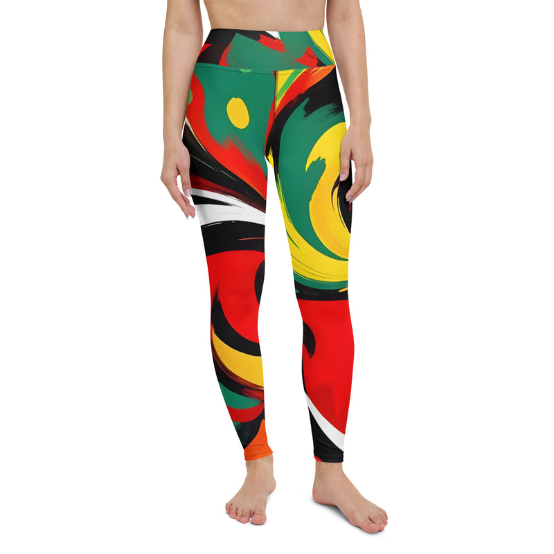 Latina Rocks Rasta Yoga Leggings