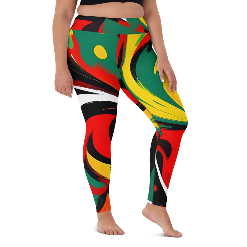 Latina Rocks Rasta Yoga Leggings