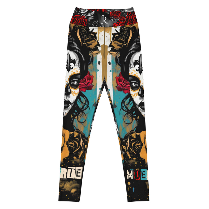 Latina Rocks La Muerte Yoga Leggings