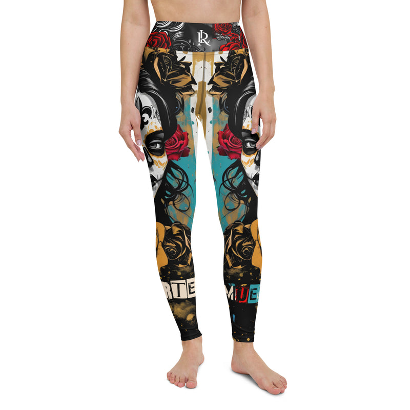 Latina Rocks La Muerte Yoga Leggings