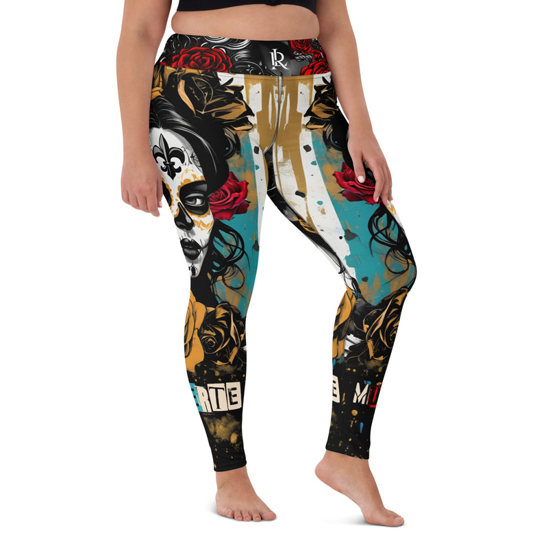 Latina Rocks La Muerte Yoga Leggings