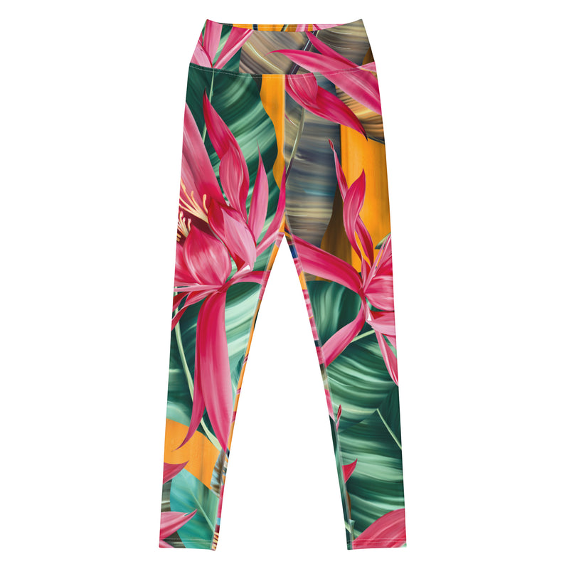 Latina Rocks Carribean Tulips Yoga Leggings