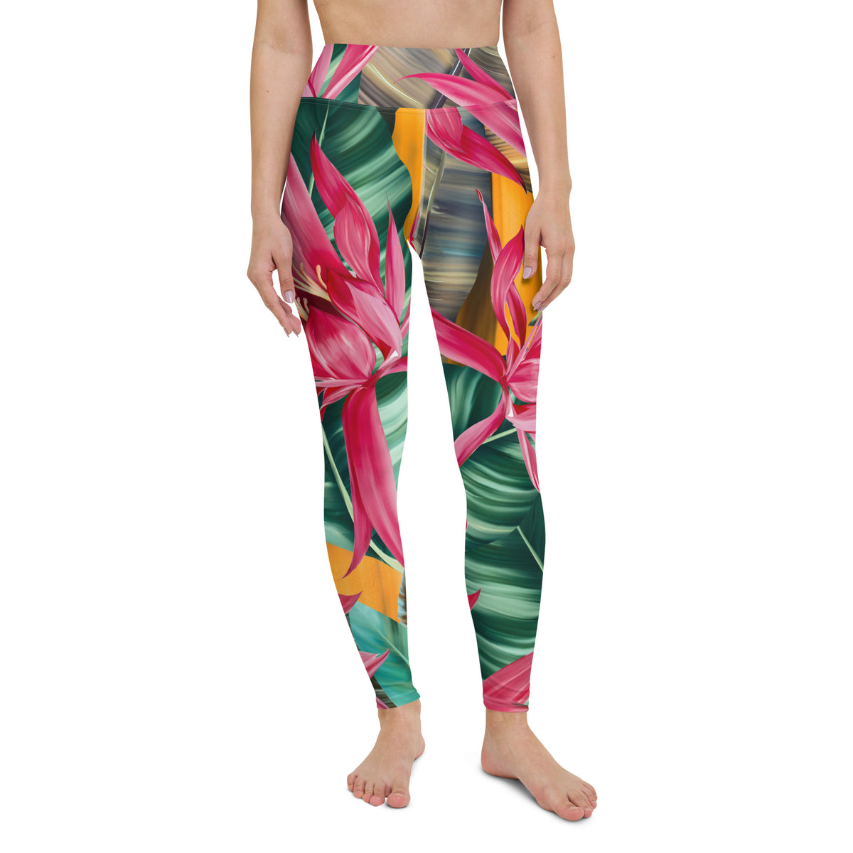 Latina Rocks Carribean Tulips Yoga Leggings