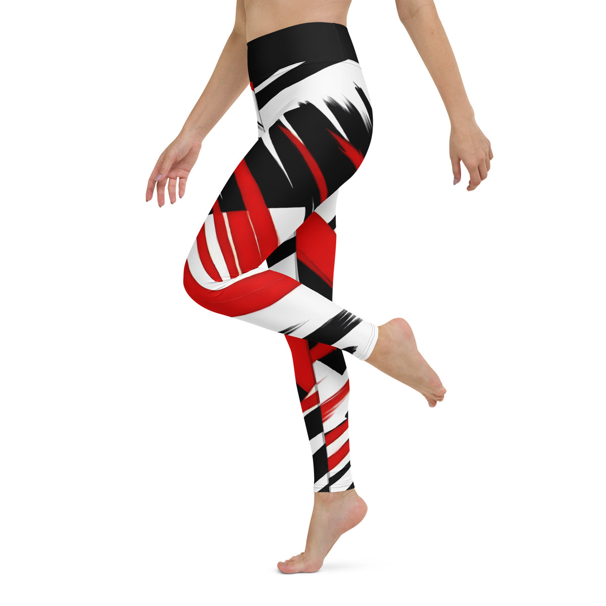 Latina Rocks Red Slasher Yoga Leggings