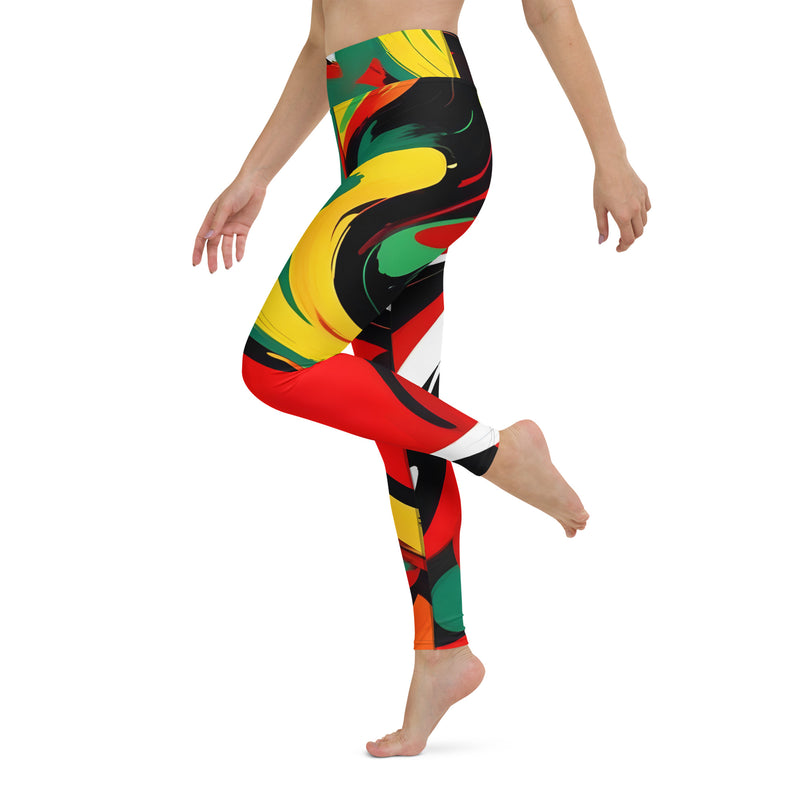 Latina Rocks Rasta Yoga Leggings