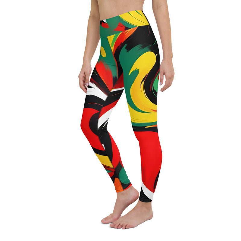 Latina Rocks Rasta Yoga Leggings