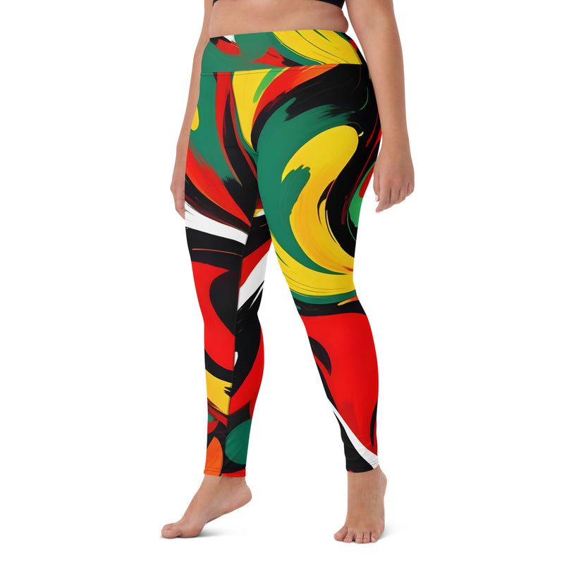 Latina Rocks Rasta Yoga Leggings