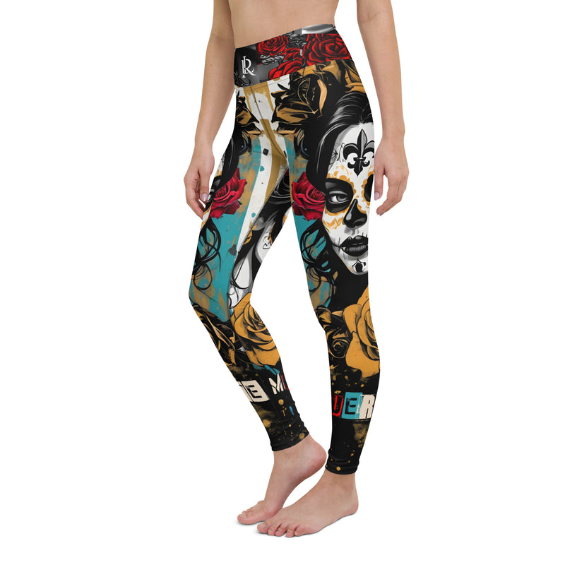 Latina Rocks La Muerte Yoga Leggings