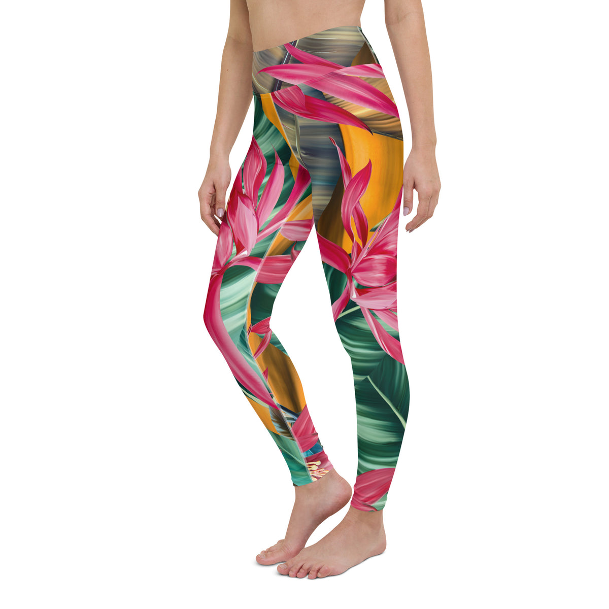 Latina Rocks Carribean Tulips Yoga Leggings