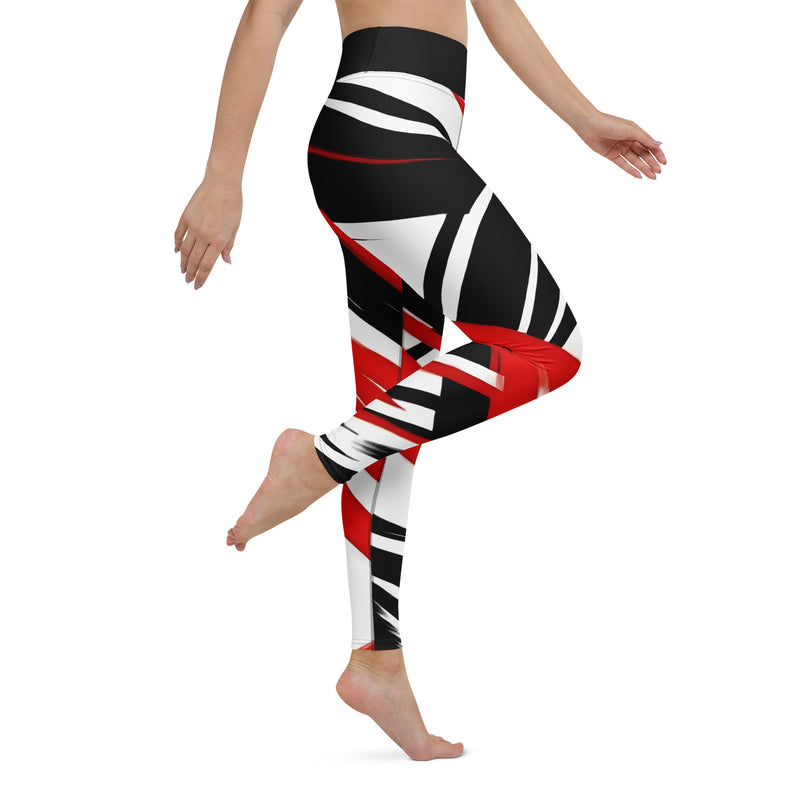 Latina Rocks Red Slasher Yoga Leggings