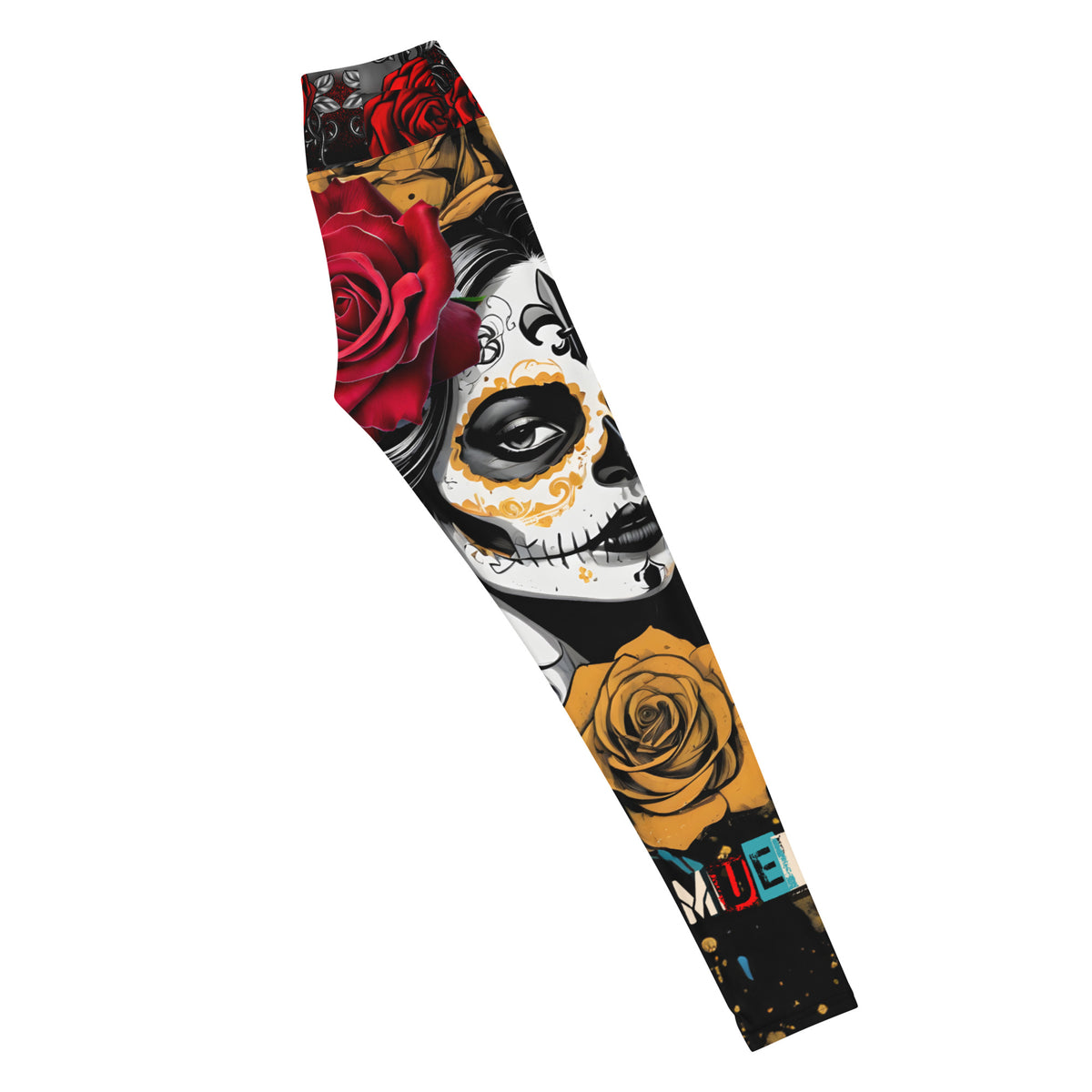 Latina Rocks La Muerte Yoga Leggings