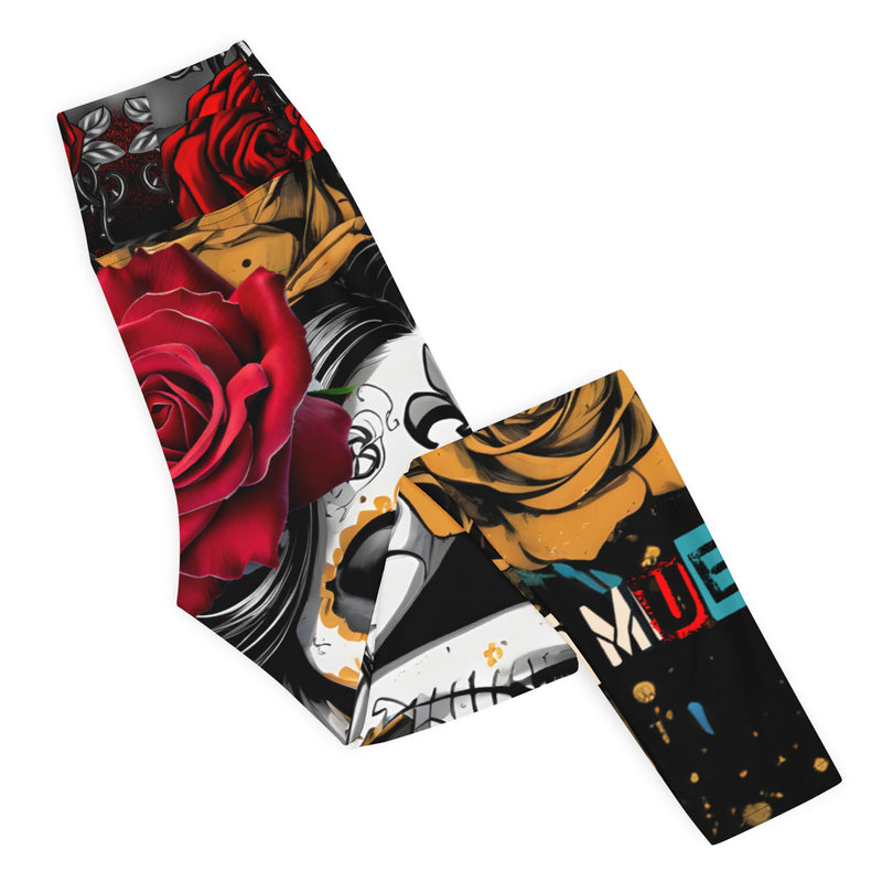 Latina Rocks La Muerte Yoga Leggings