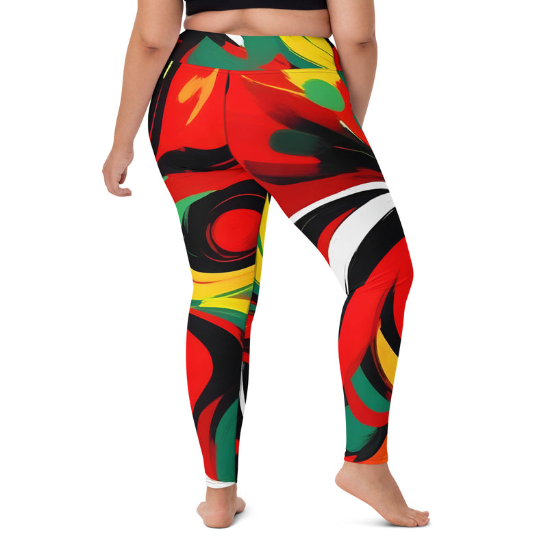 Latina Rocks Rasta Yoga Leggings