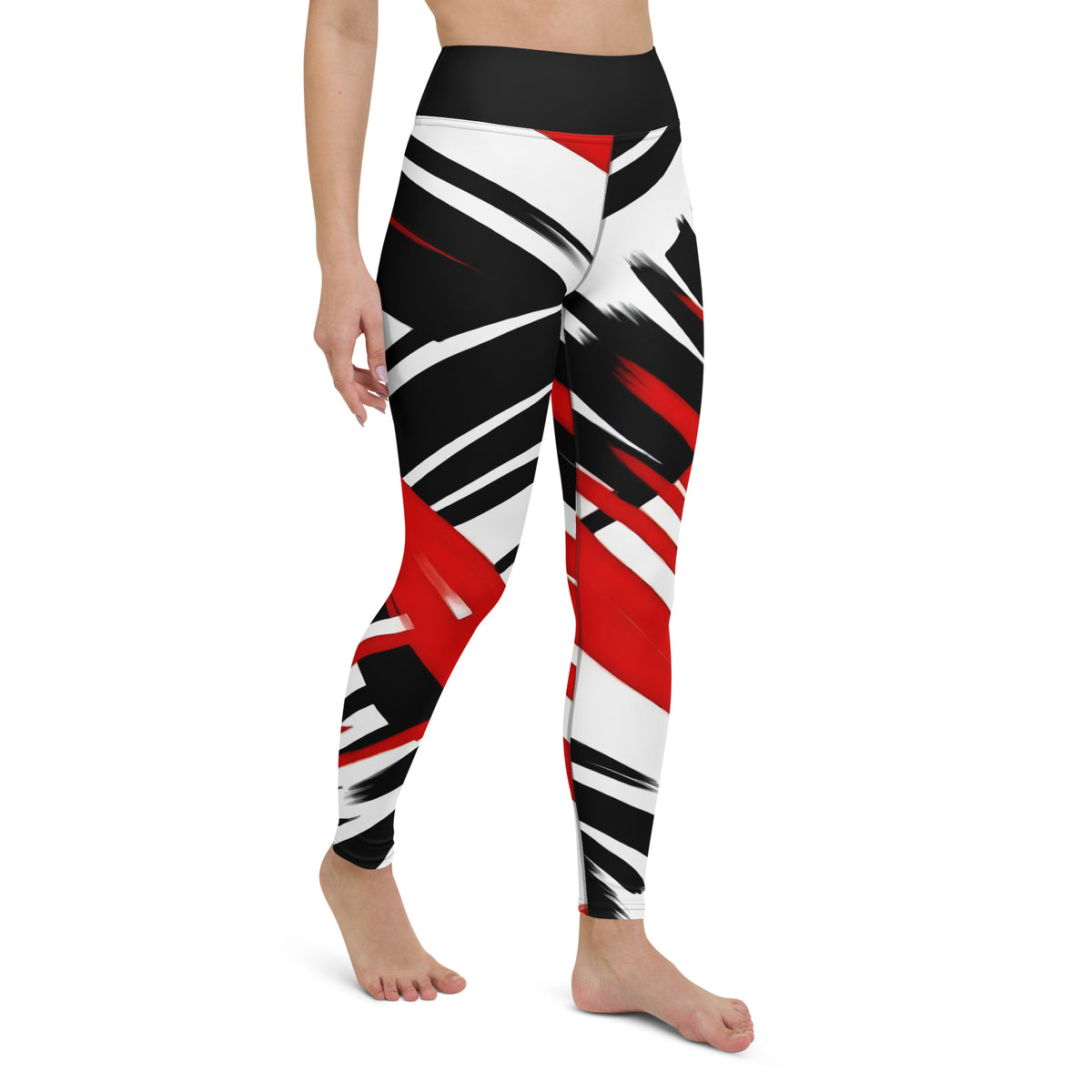 Latina Rocks Red Slasher Yoga Leggings