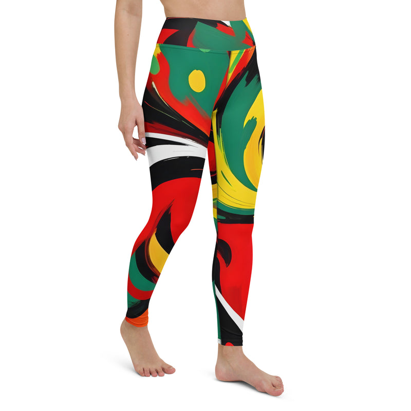 Latina Rocks Rasta Yoga Leggings