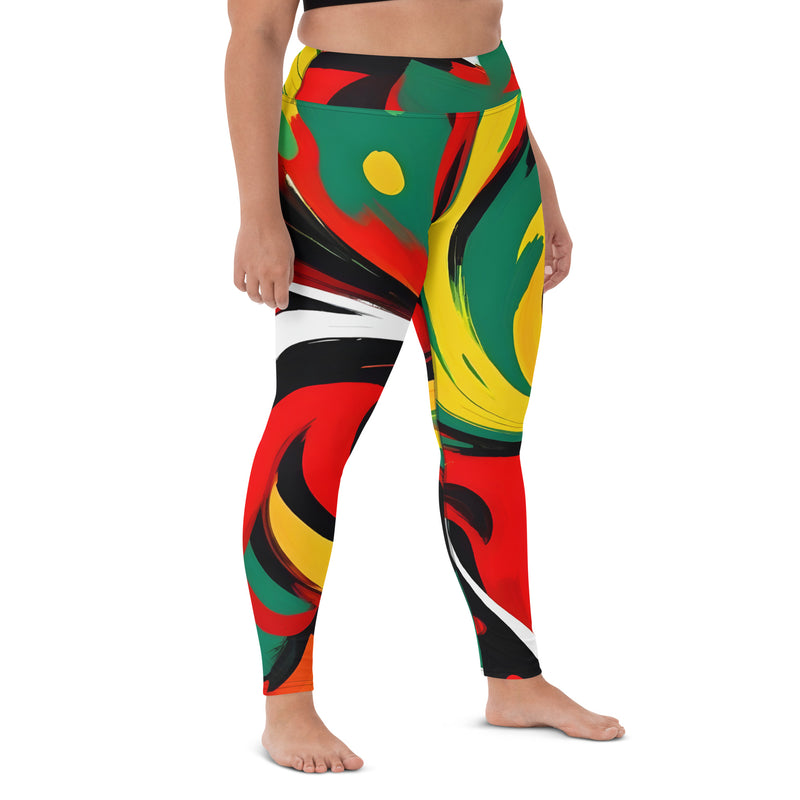 Latina Rocks Rasta Yoga Leggings