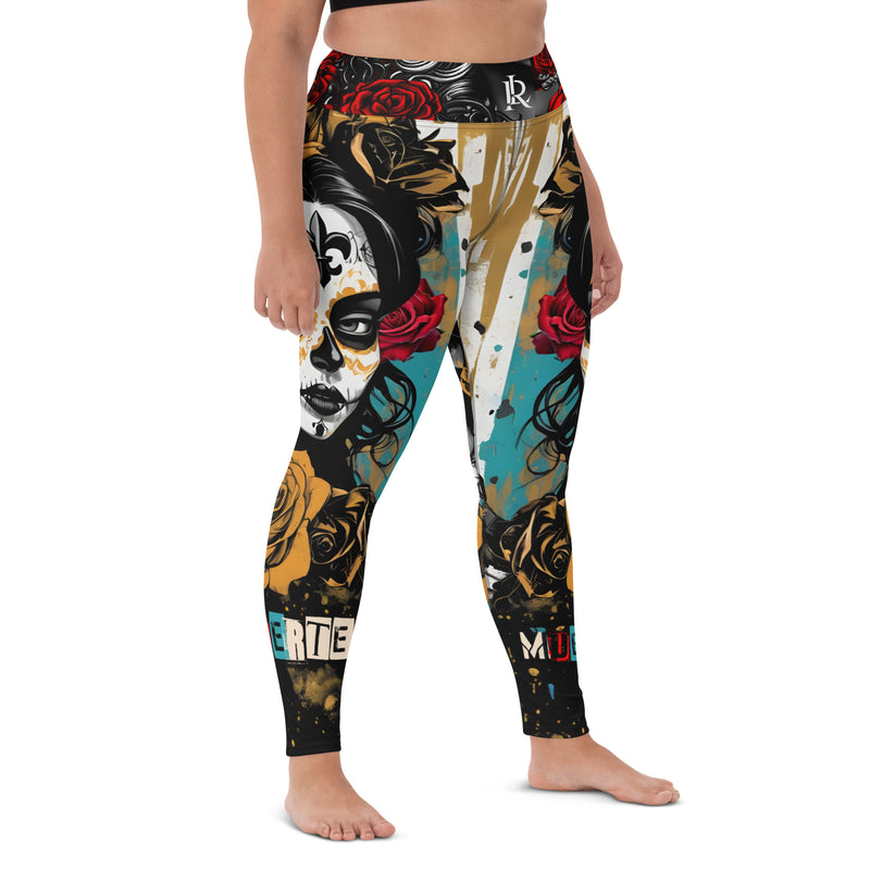 Latina Rocks La Muerte Yoga Leggings