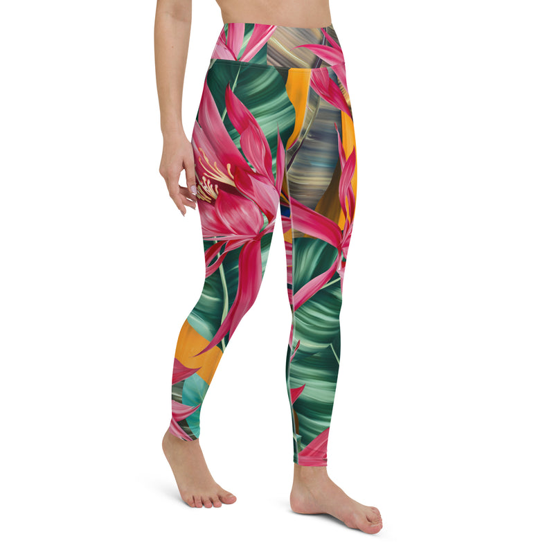 Latina Rocks Carribean Tulips Yoga Leggings