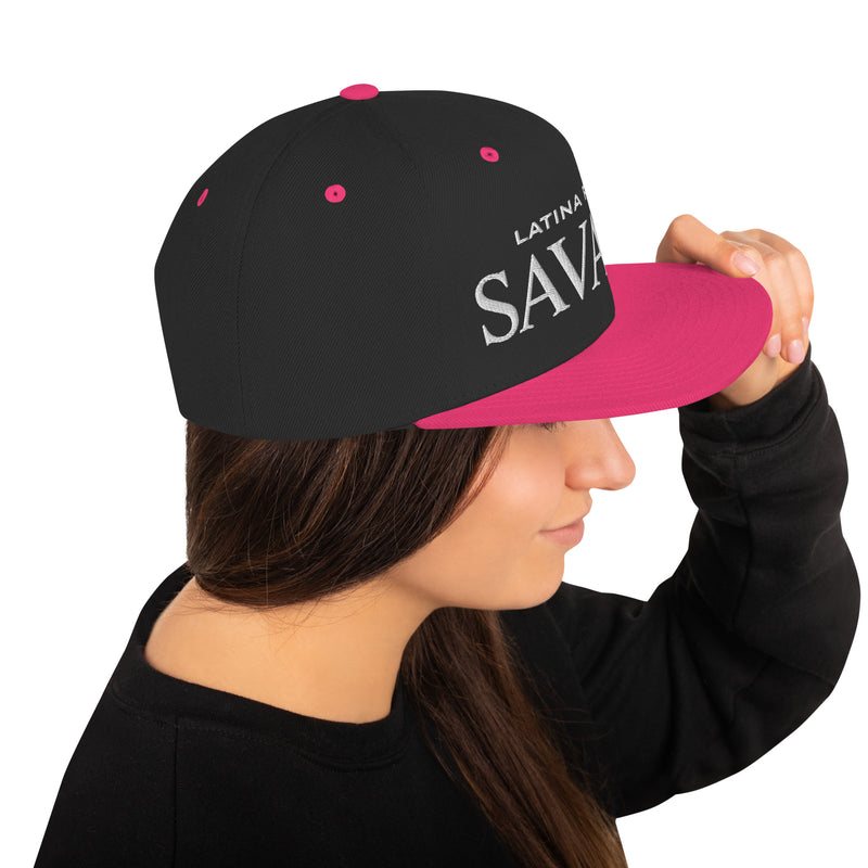 Latina Rocks Script Snapback Hat