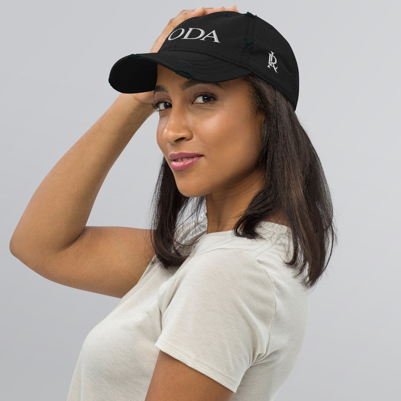 Latina Rocks Moda Distressed Dad Hat