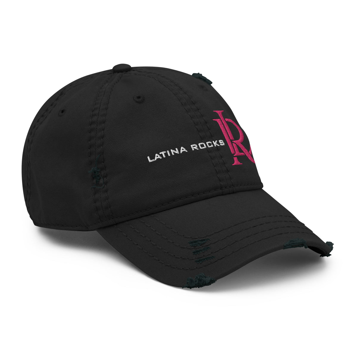 Latina Rocks Logo Distressed Dad Hat